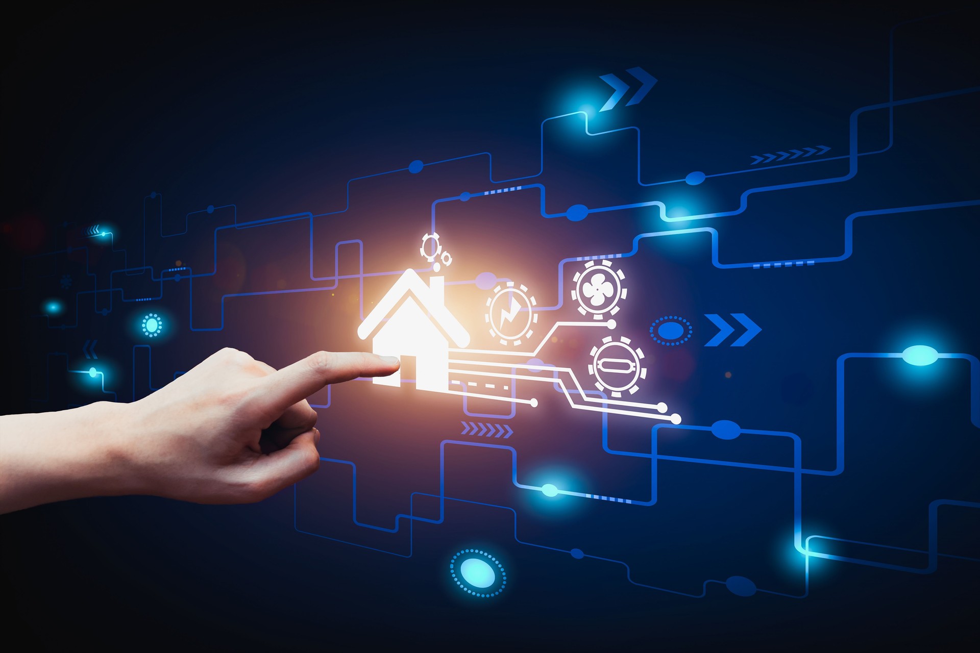 Smart home automation control system.