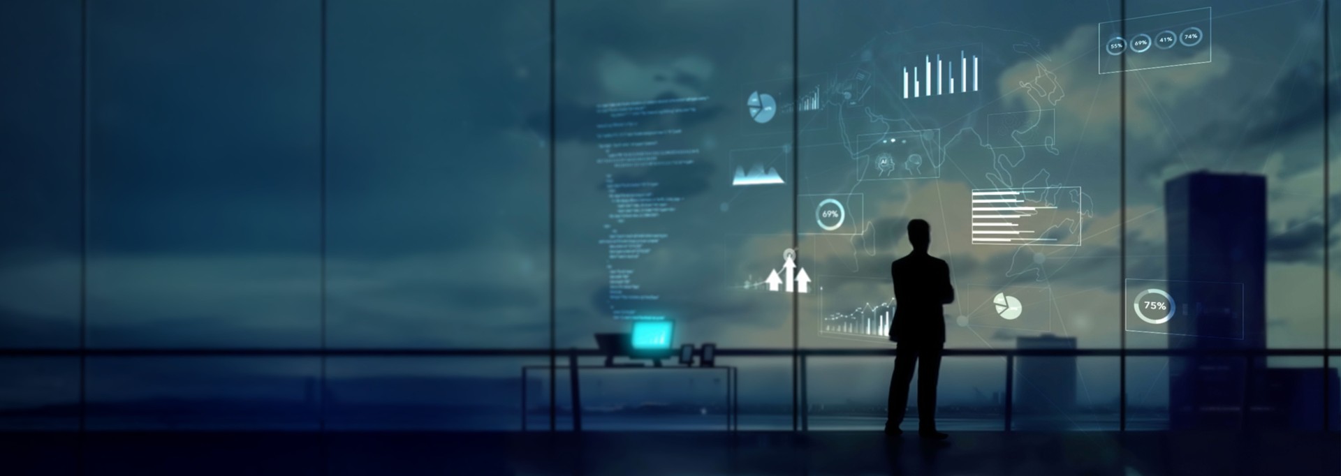 Technology,Leadership,Business,The Way Forward,Innovation,Futuristic,Artificial Intelligence,Graph,Chart,Planning,Strategy,Growth,Data,Finance,Economy,Businessman,Wealth,Analyzing,Statistician, ai, CEO