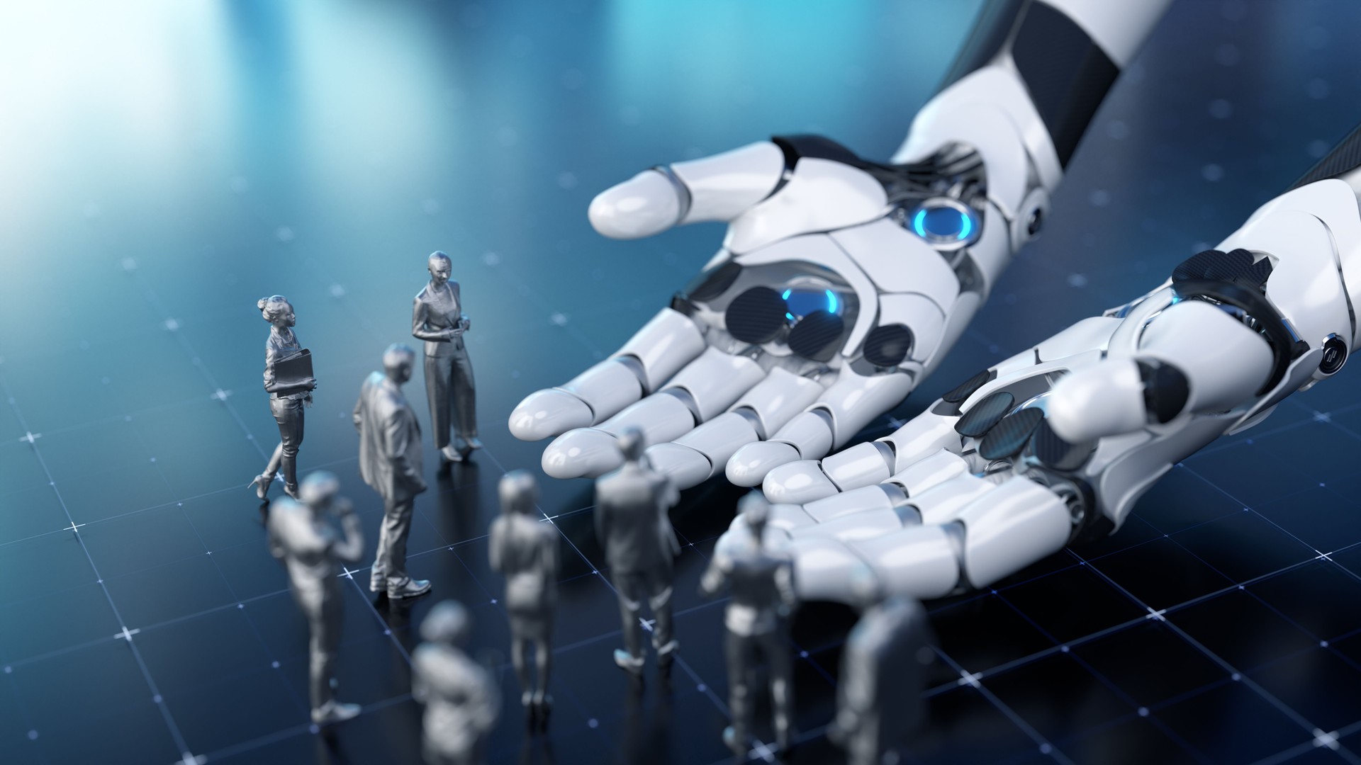 Concept of an artificial intelligence solutions in business